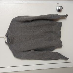 Gray Mock Neck Sweater